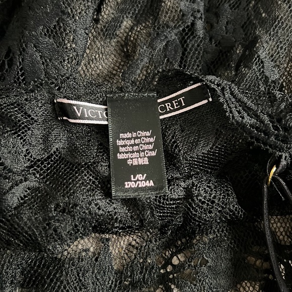 VS sheer black all over lace babydoll - Picture 7 of 7
